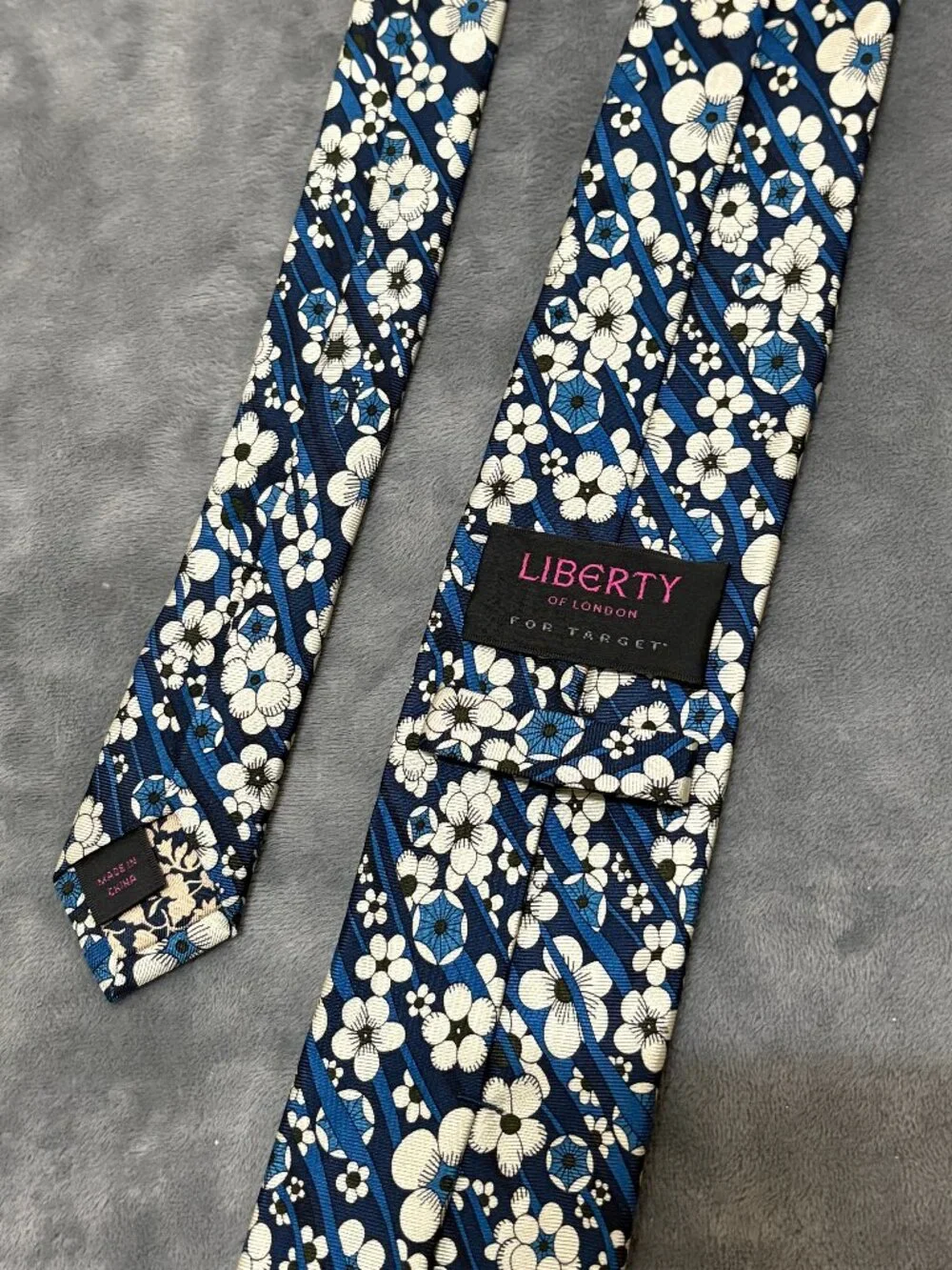 Liberty of London for Target Floral Tie Blue Flowers